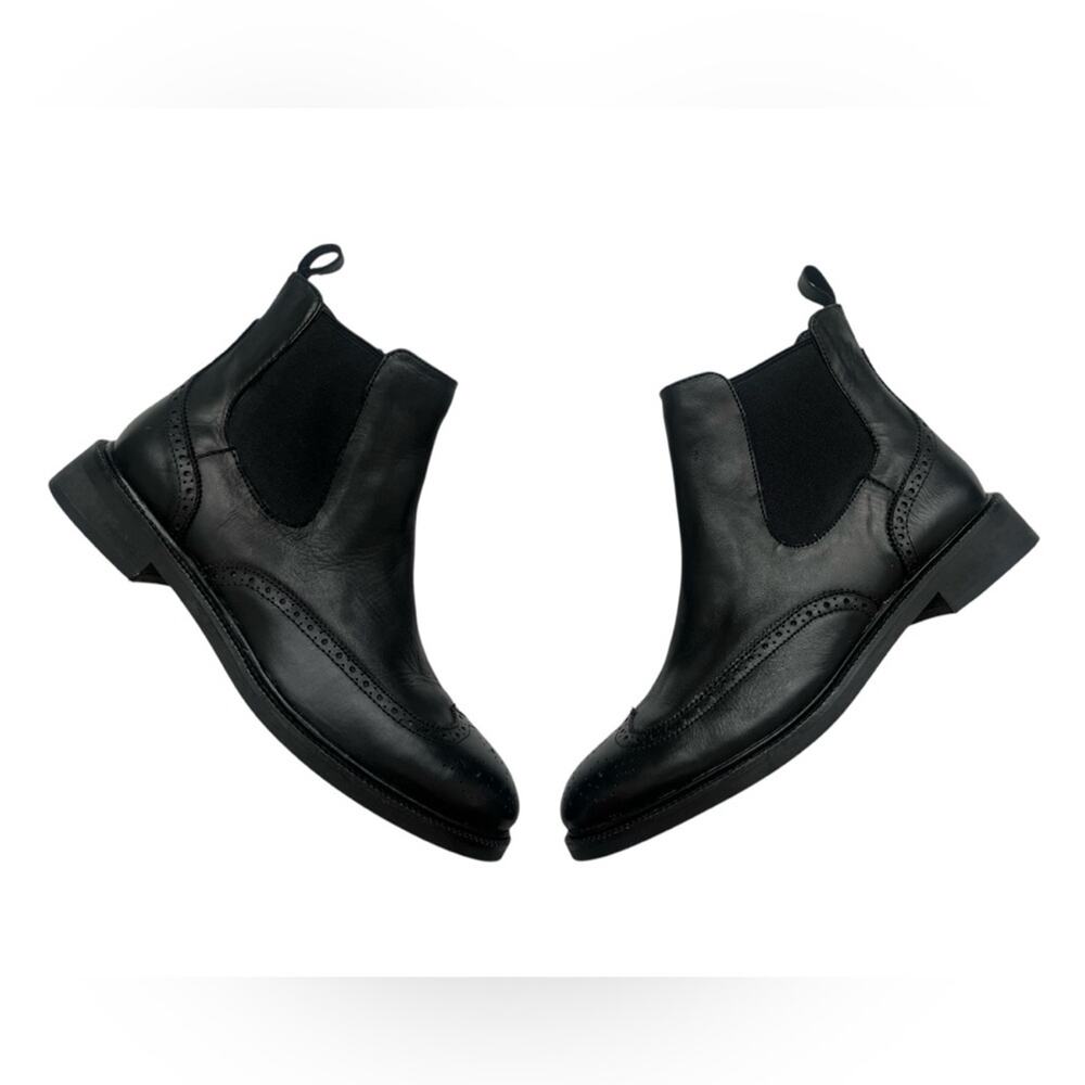 Jeffrey Campbell Edmone Leather Chelsea boots black 7.5 - Picture 6 of 13